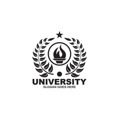 University vector logo template