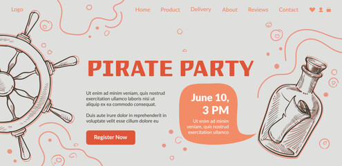 Pirate party, register now register now website
