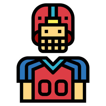 recommend clip art: athlete filled outline icon style