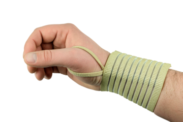 wrist bandage, arm fixation during stretching, extension or injury