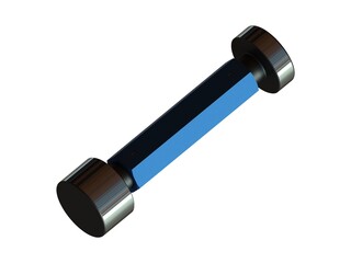 Cylindrical Type Plug Gauge (w Hex Handle) 3D Rendering
