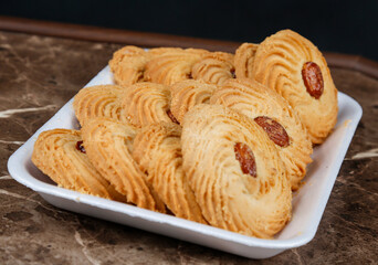 Traditional Persian Cookies with Almonds