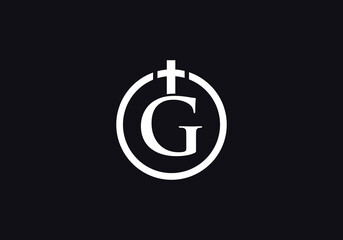 Church logo and Church symbol design vector with the letter 