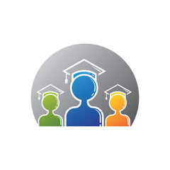 Obraz na płótnie Canvas Education logo template vector icon