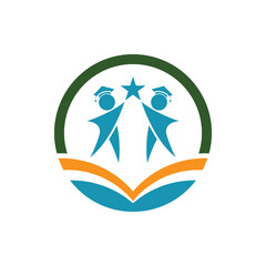 Education logo template vector icon