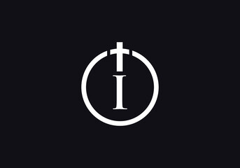 Church logo and Church symbol design vector with the letter 