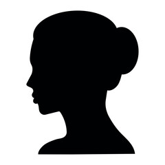 woman silhouette classical art portrait