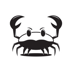 Crab seafood logo template vector icon