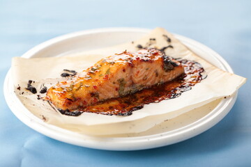 grilled salmon fish 