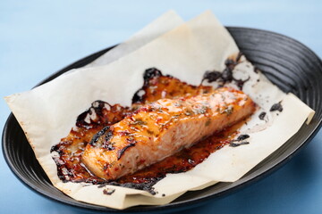 grilled salmon fish 