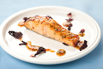 grilled salmon fish