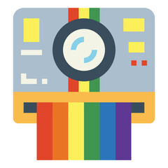 camera flat icon style