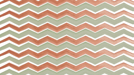 Background with triangles. Green and orange color. Abstract watercolor background. For typography, websites and social networks.