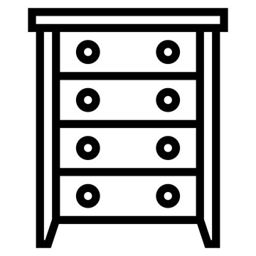 recommend clip art: drawer line icon style