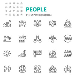 set of people icons, team, , meeting, business,