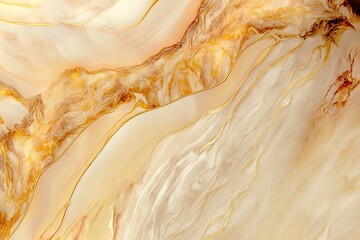 pearlescent gold marble, generative ai composite