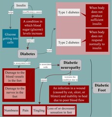 Diabetes, diabetic neuropathy, and diabetic foot