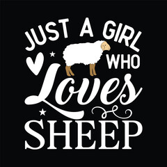 Just A Girl Who Loves Sheeps Funny