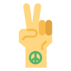 victory flat icon style