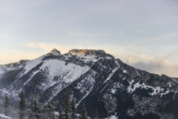 winter mountain landscape