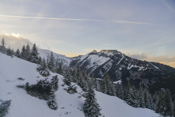 winter mountain landscape
