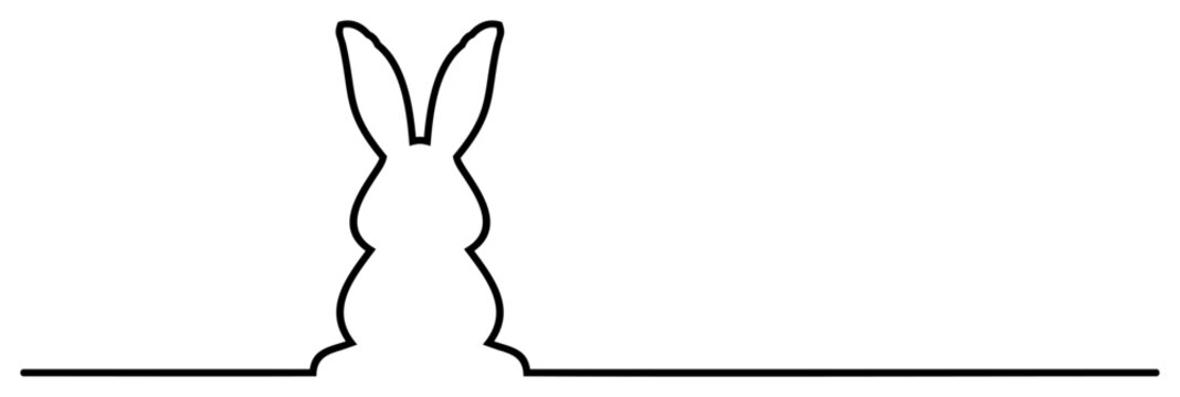 Osterhase Vektor in Schwarz. Oster Dekoration.
Weiser Hintergrund.
F&uuml;r Hintergr&uuml;nde, Kalender, Einladungen, Gru&szlig;karten etc.