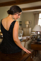 Beautiful black flapper dress