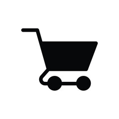Trolley icon vector on trendy design