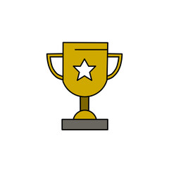 gold trophy cup