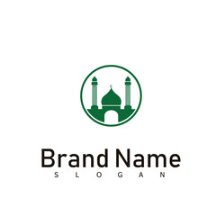 mosque islam muslim arabic logo