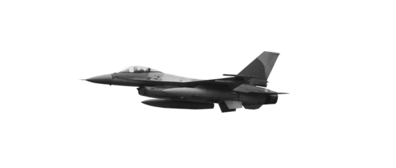 F-16 military jet fighter