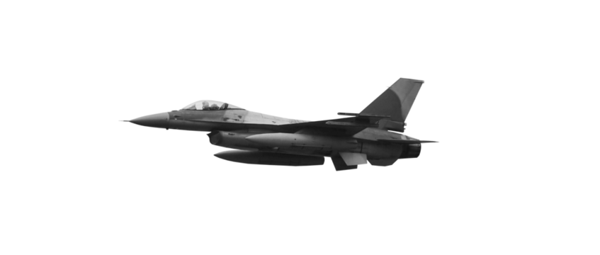 F-16 military jet fighter