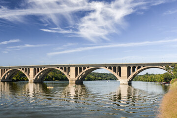 Francis Scott Key Memorial Bridge in Washington D.C. United States of America	
