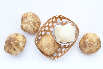 Mexican turnip or jicama or yam bean