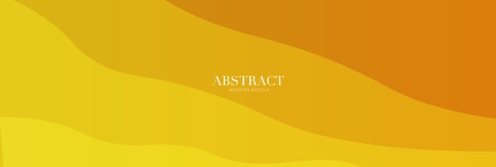 abstract background vector, Yellow banner