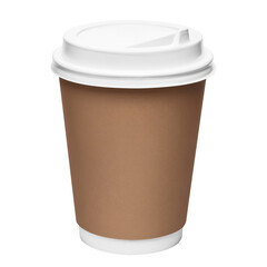 Take away coffee paper cup cut out