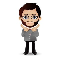 People show a gesture no or stop