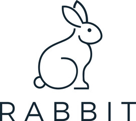 rabbit logo design