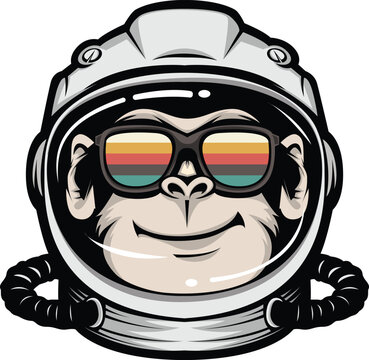 	
illustration vector graphic of monkey space head mascot good for logo sport ,t-shirt ,logo	
