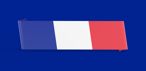 France Flag Banner