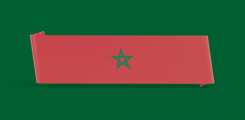 Morocco Flag Banner