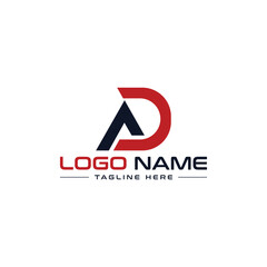 AD letter logo icon designs