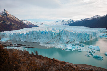 Obraz premium Glaciar helado