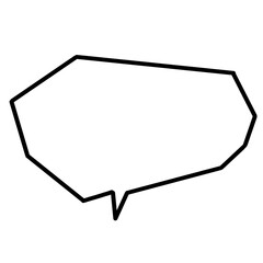 Conversation Speech Bubble Chat Doodle Hand Draw isolated