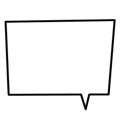 Conversation Speech Bubble Chat Doodle Hand Draw isolated