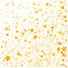 Gold stars confetti. Decoration for celebration.