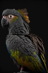 Obraz premium Radiant Parrot Charm