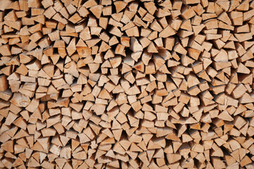 Stack of Cut Lumber, Wood Background