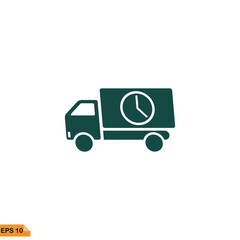 Icon vector graphic of Faster Truck