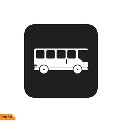 Icon vector graphic of Bus symbol parking
